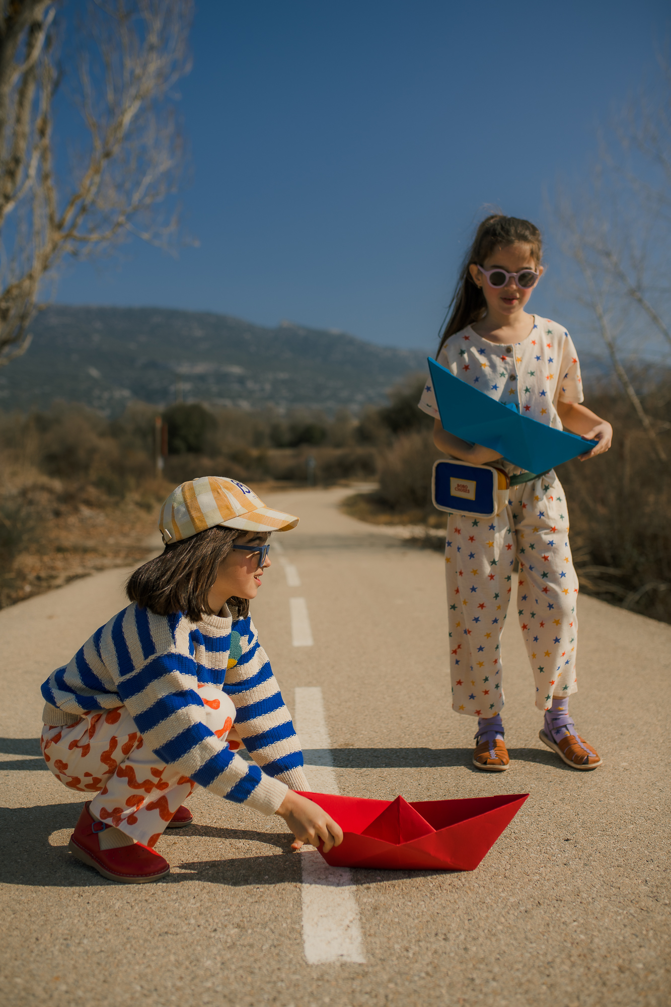 Imagine photoshoot - Bobo Choses - Cream eyewear